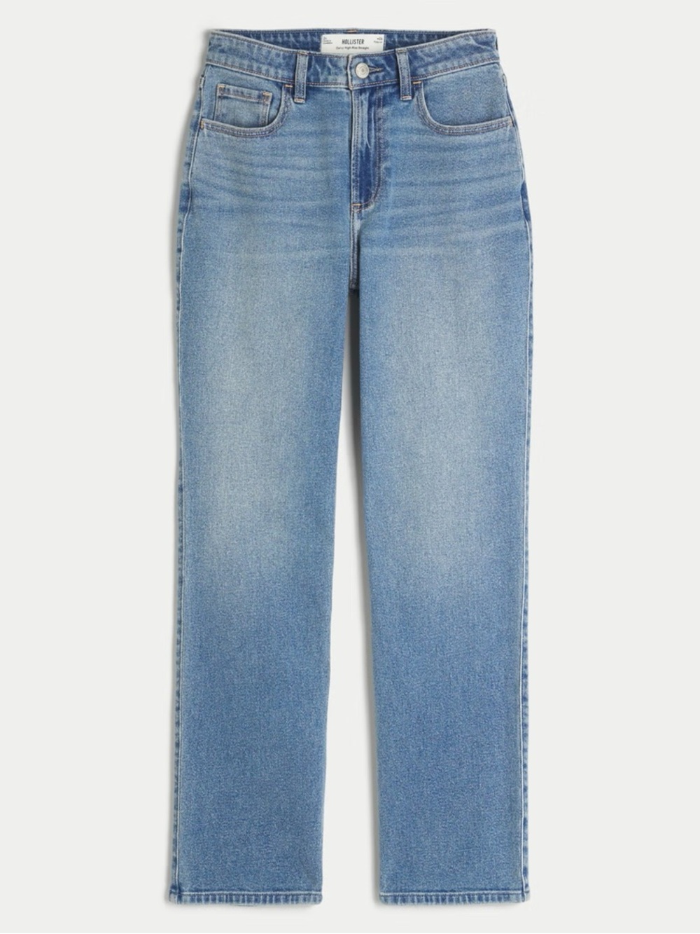 HOLLISTER High Rise Straight 16R Light Wash Jeans